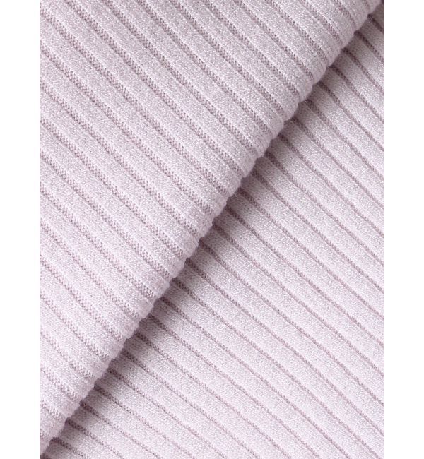 MERCURYDUO「オープンショルダーラッフルハーフスリーブニット」|ニット・セーター|