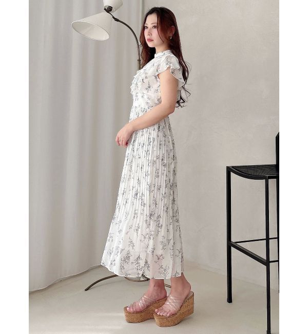 MERCURYDUO「ラッフルプリーツティアードワンピース」|ワンピース|