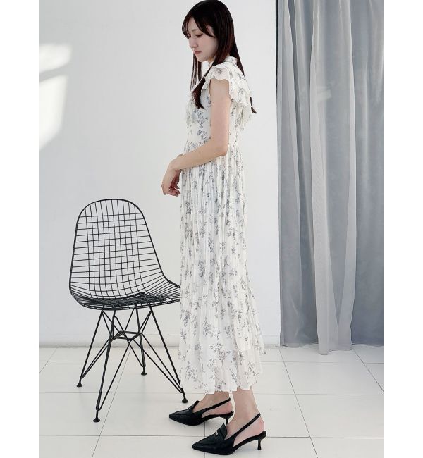 MERCURYDUO「ラッフルプリーツティアードワンピース」|ワンピース|