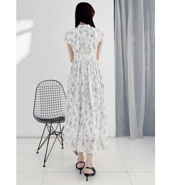 MERCURYDUO「ラッフルプリーツティアードワンピース」|ワンピース|