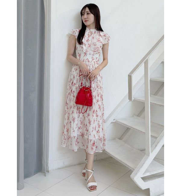 MERCURYDUO「ラッフルプリーツティアードワンピース」|ワンピース|