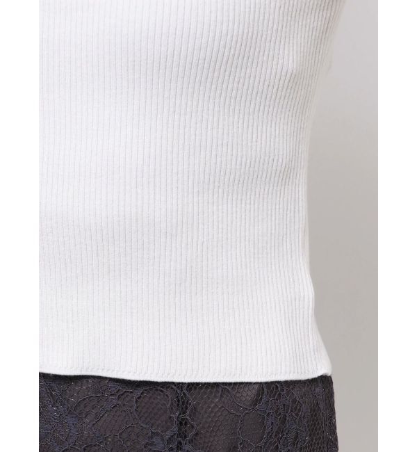 MERCURYDUO「2WAY異素材パフスリーブカットアウトニット」|ニット・セーター|