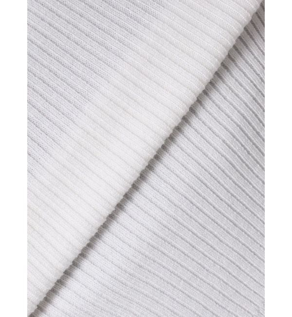 MERCURYDUO「2WAY異素材パフスリーブカットアウトニット」|ニット・セーター|