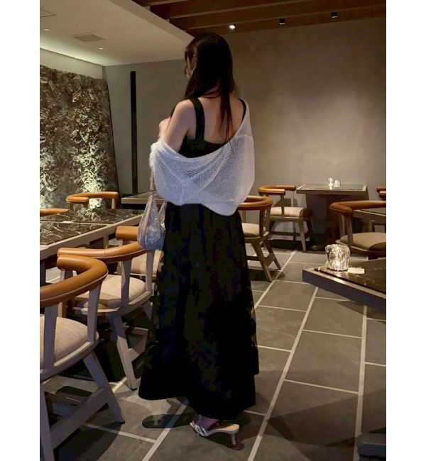 MERCURYDUO「【追加生産/新色追加】カットワークレースキャミワンピース」|ワンピース|