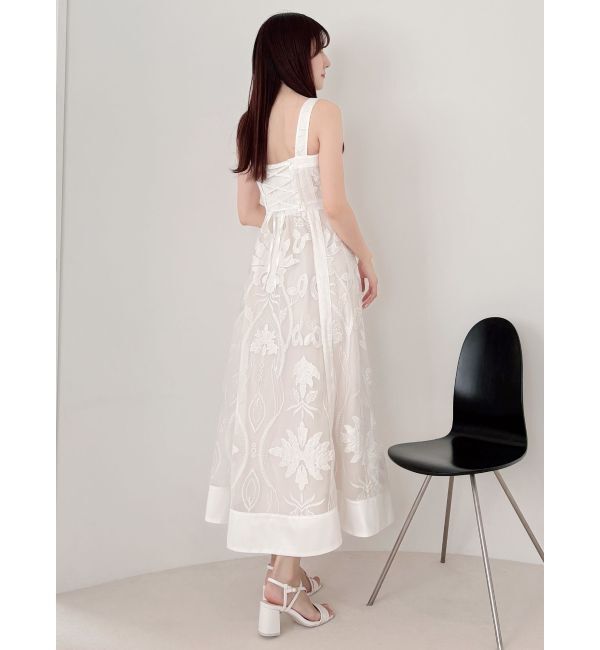 MERCURYDUO「【追加生産/新色追加】カットワークレースキャミワンピース」|ワンピース|