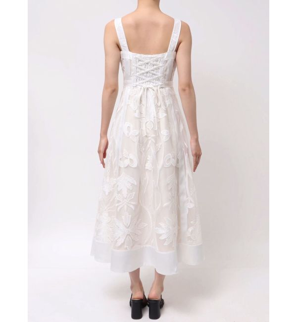 MERCURYDUO「【追加生産/新色追加】カットワークレースキャミワンピース」|ワンピース|