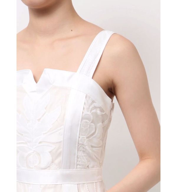 MERCURYDUO「【追加生産/新色追加】カットワークレースキャミワンピース」|ワンピース|