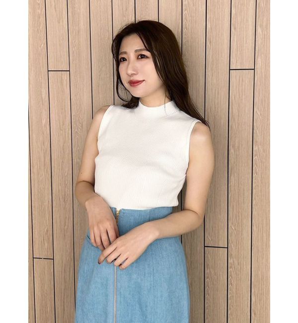 MERCURYDUO「【追加生産/新色追加】ノースリーブニット」|ニット・セーター|