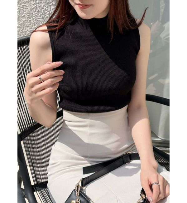 MERCURYDUO「【追加生産/新色追加】ノースリーブニット」|ニット・セーター|