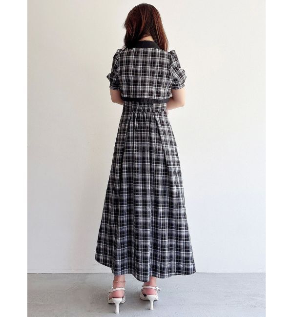 MERCURYDUO「レイヤード風シャツワンピース」|ワンピース|