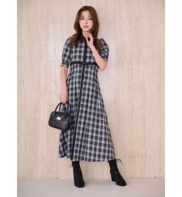 MERCURYDUO「レイヤード風シャツワンピース」|ワンピース|
