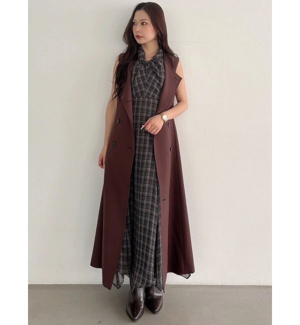 MERCURYDUO「ツイストネックワンピース」|ワンピース|