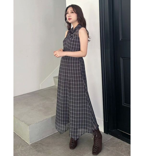 MERCURYDUO「ツイストネックワンピース」|ワンピース|