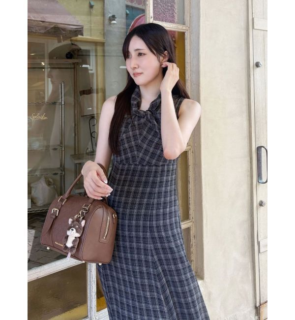 MERCURYDUO「ツイストネックワンピース」|ワンピース|