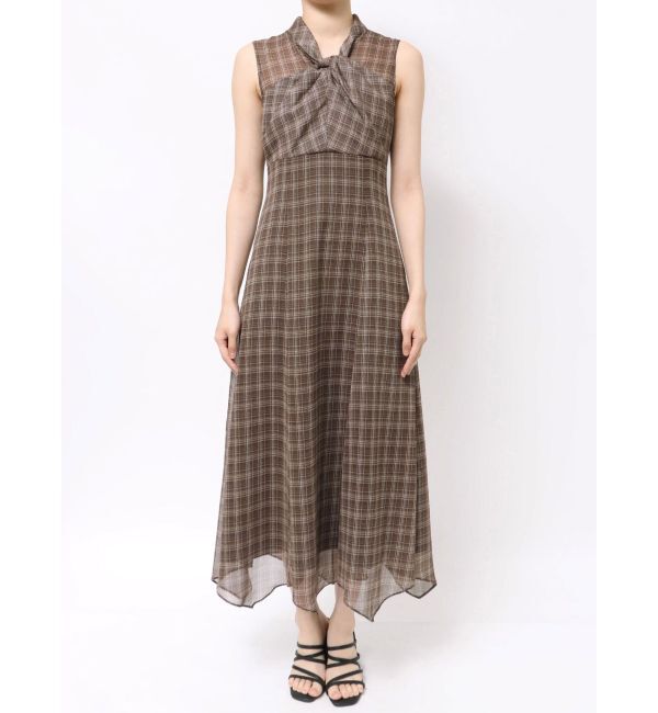 MERCURYDUO「ツイストネックワンピース」|ワンピース|