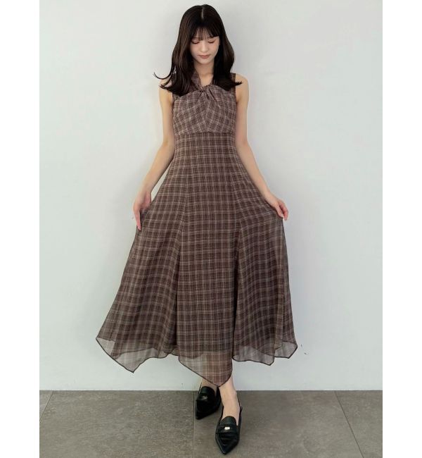 MERCURYDUO「ツイストネックワンピース」|ワンピース|