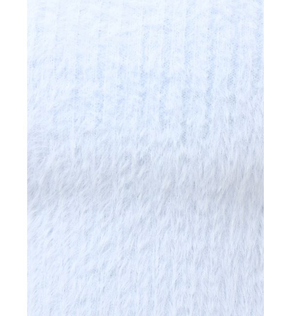 MERCURYDUO「ミニシャギーVネッククロップドニット」|ニット・セーター|