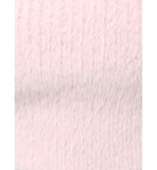 MERCURYDUO「ミニシャギーVネッククロップドニット」|ニット・セーター|