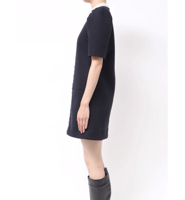 MERCURYDUO「バイカラーレースミニワンピース」|ワンピース|