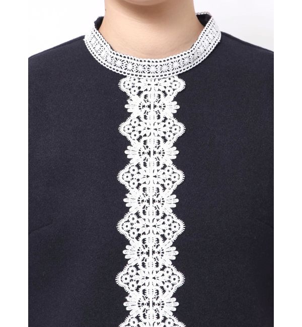 MERCURYDUO「バイカラーレースミニワンピース」|ワンピース|