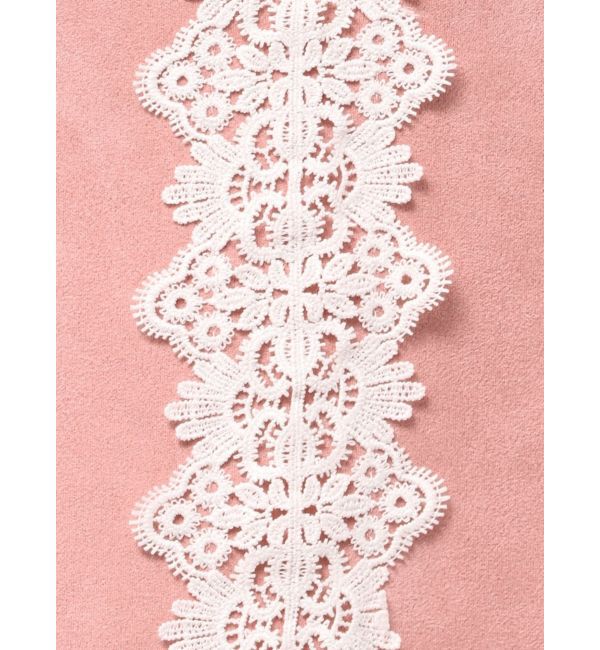 MERCURYDUO「バイカラーレースミニワンピース」|ワンピース|