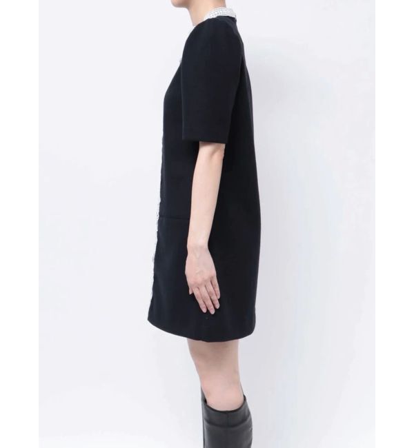 MERCURYDUO「バイカラーレースミニワンピース」|ワンピース|