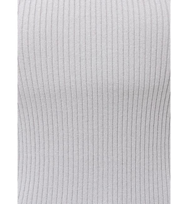 MERCURYDUO「異素材フリルオフショルリブニット」|ニット・セーター|