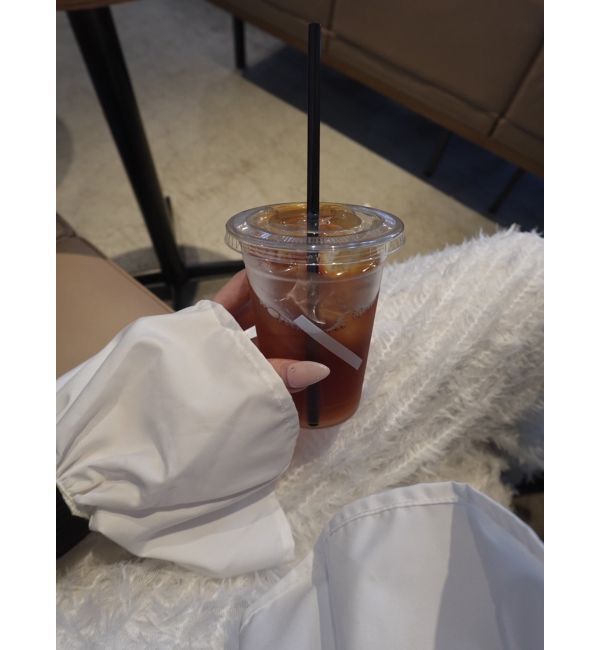 MERCURYDUO「異素材フリルオフショルリブニット」|ニット・セーター|