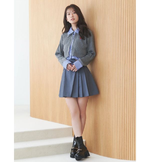 MERCURYDUO「U.S. POLO ASSN.別注アシメプリーツスカパン」|スカート|