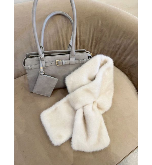 MERCURYDUO「フェイクファーティペット」|マフラー|