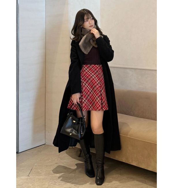 MERCURYDUO「フェイクファーティペット」|マフラー|