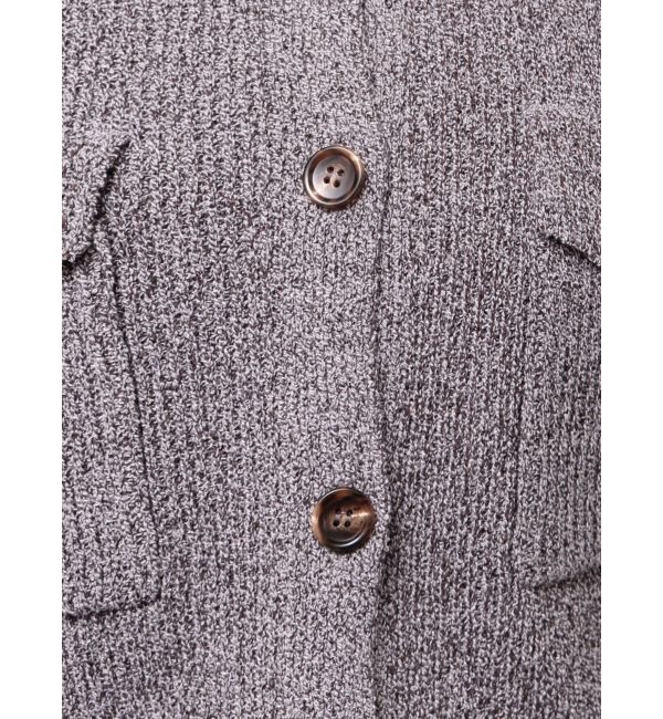 MERCURYDUO「CPOジャケット風ニットカーデ」|カーディガン|