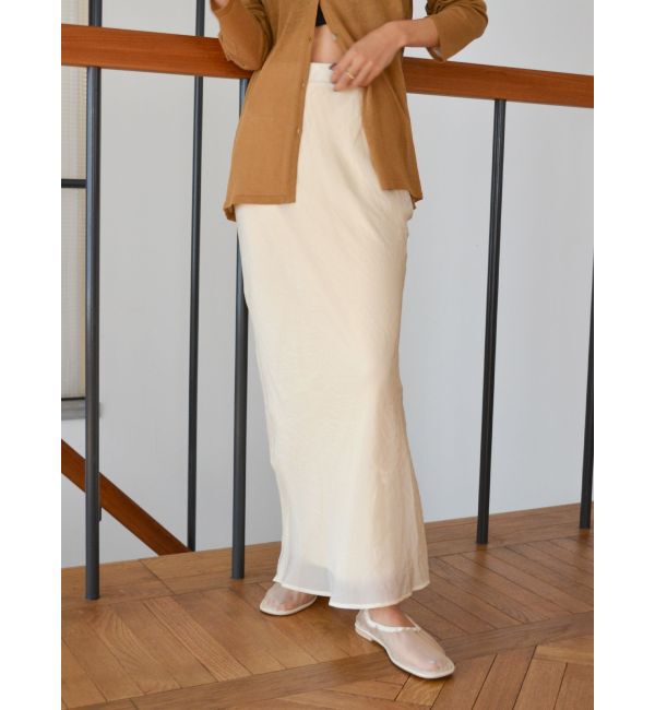 Ungrid「フィットサテンスカート」|スカート|