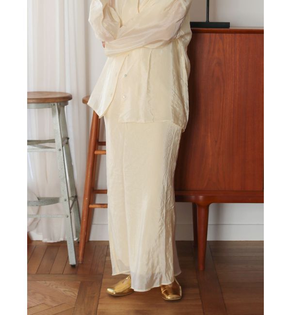 Ungrid「フィットサテンスカート」|スカート|