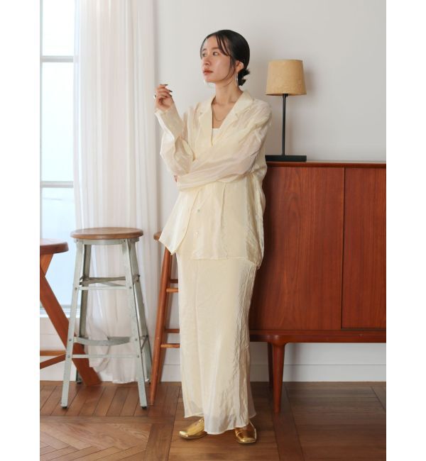 Ungrid「フィットサテンスカート」|スカート|