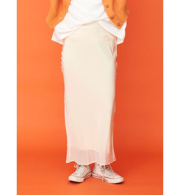 Ungrid「フィットサテンスカート」|スカート|