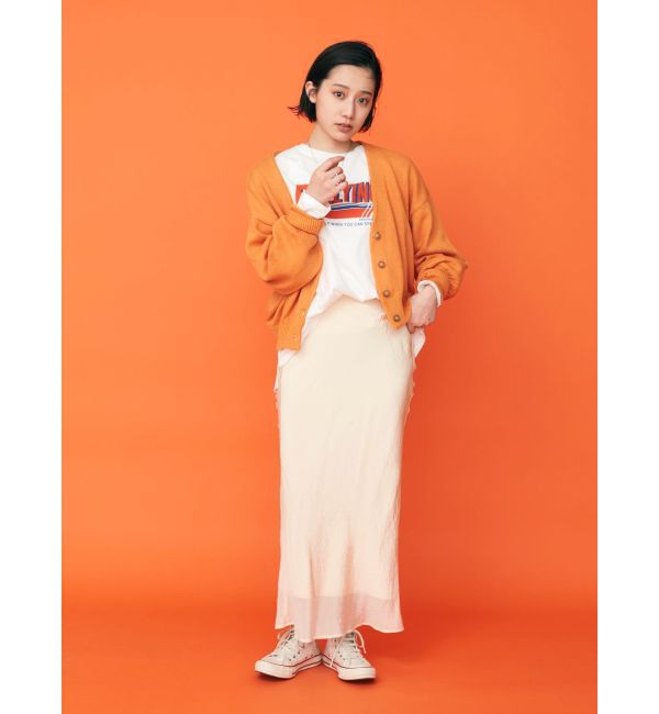 Ungrid「フィットサテンスカート」|スカート|