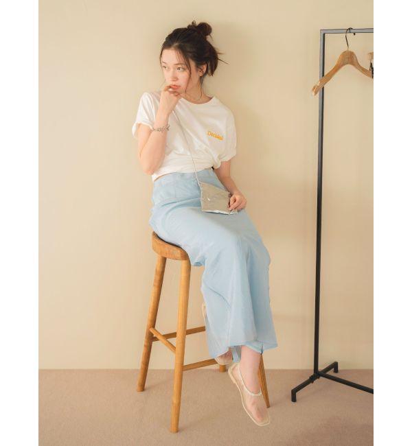 Ungrid「フィットサテンスカート」|スカート|