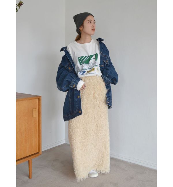 Ungrid「ジャカードアイラインスカート」|スカート|