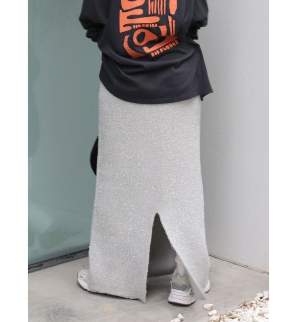 Ungrid「ラメニットアイラインスカート」|スカート|