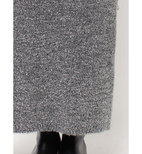 Ungrid「ラメニットアイラインスカート」|スカート|