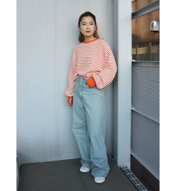 Ungrid「【WEB限定】スリーブボリュームワッフルロングスリーブTee」|Tシャツ・カットソー|