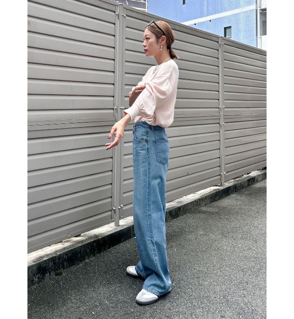 Ungrid「【WEB限定】スリーブボリュームワッフルロングスリーブTee」|Tシャツ・カットソー|