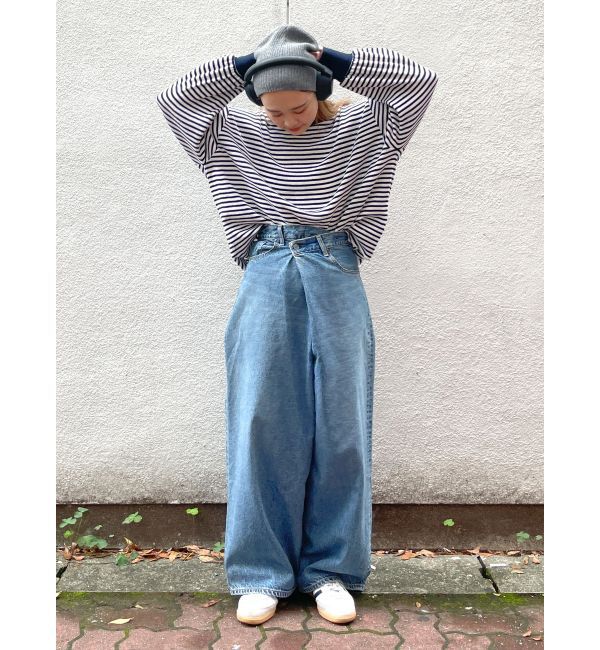 Ungrid「【WEB限定】スリーブボリュームワッフルロングスリーブTee」|Tシャツ・カットソー|