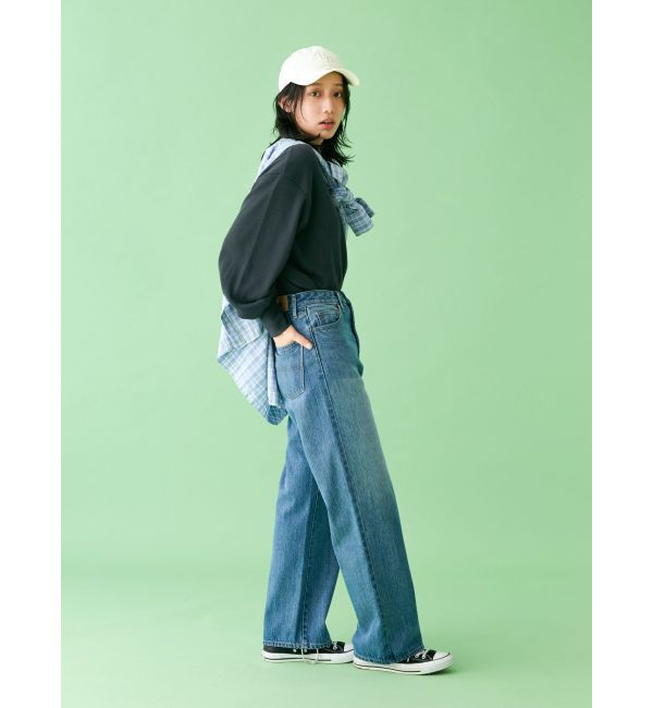 Ungrid「【WEB限定】スリーブボリュームワッフルロングスリーブTee」|Tシャツ・カットソー|