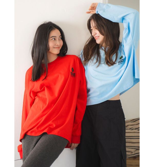 Ungrid「DISCUS別注 ロゴロングスリーブTee」|Tシャツ・カットソー|