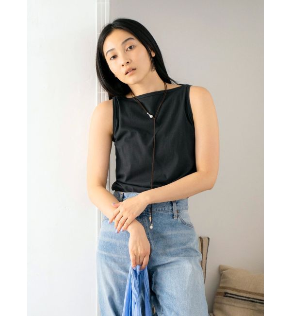 Ungrid「ショルダータックボックスシルエットタンクトップ」|タンクトップ|