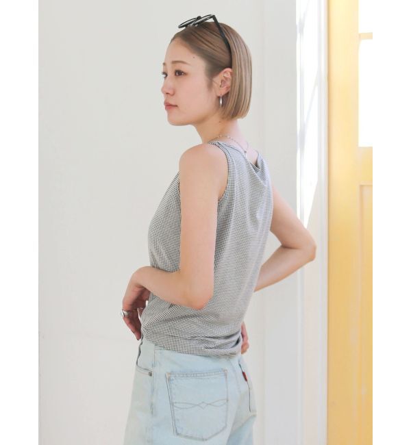 Ungrid「ショルダータックボックスシルエットタンクトップ」|タンクトップ|