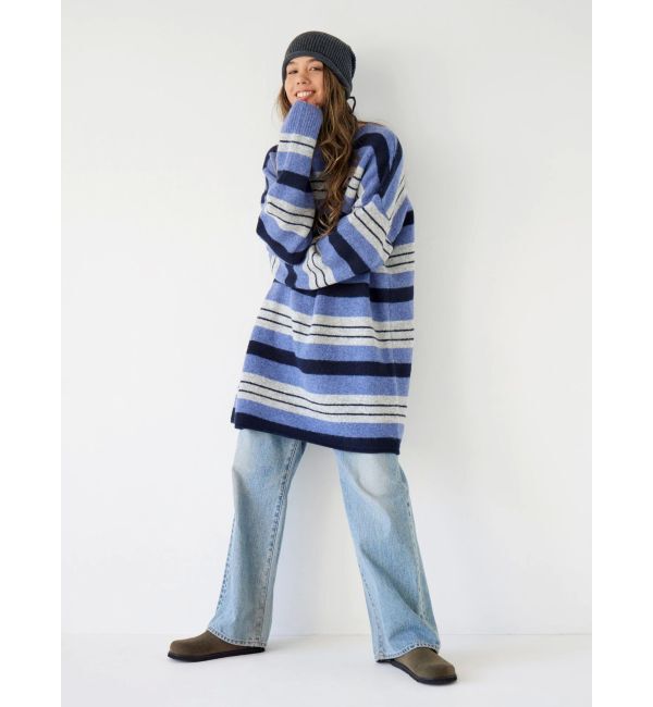 Ungrid「マルチボーダールーズニット」|ニット・セーター|