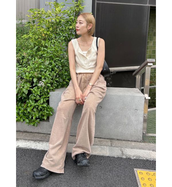 Ungrid「ヘンリーネックデザインタンクトップ」|タンクトップ|